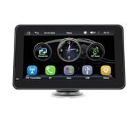 FOIJPPINP Pantalla de Navegación para Coche de 7 Pulgadas 2.5D con Bluetooth, Reproductor MP5 Inalámbrico Carplay para Android Auto.
