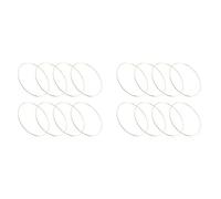 FOIJPPINP Paquete de 16 Anillos de Metal con Atrapasueños Dorados de 10 Pulgadas Aros Florales Anillo de Creaciones de Macramé para Manualidades de Bricolaje