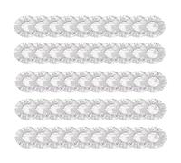 Foil Covers | 50 Pieces Elastic Thickened Insulated | Reusable Aluminum Foil Food Covers 140g | For Bowls Pans Dishes Containers Home Kitchen Restaurant Outdoor