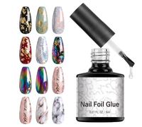 Foil Nail Glue Gel - 8ml Strong Adhesive For | DIY Transfer