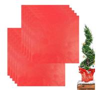 Foil Wrapping Paper For Christmas Potted Plants, Waterproof Tear-Resist | 10-Piece Flower Pot Wrapping Paper for Indoor Outdoor Yard Home Bouquet Holiday Birthday Wedding