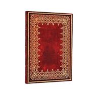 Foiled (Old Leather Collection) Midi Unlined Softcover Flexi Journal (Elastic Band Closure)