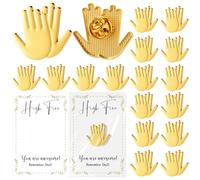 Foilswirl 15 juegos de regalos de agradecimiento para empleados, pines de solapa dorados con tarjeta inspiradora para oficina, regalos de reconocimiento motivacional para personal, profesor, enfermera