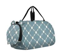 Foiosoh Circle and Line - Bolsa de deporte con compartimento para zapatos, gran capacidad, para práctica escolar, deportes, viajes