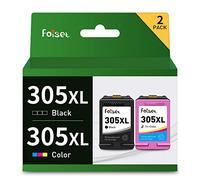 Foiset Remanufacturado Cartuchos HP 305 para Cartuchos de Tinta HP 305 Uso para DeskJet Plus 4110 4120 4130 HP Envy 6010 6020 6022 6030 6032 HP Envy Pro 6420 6422 6430 6420 DeskJet 2710 2720