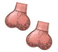 Fokayo Cartera llamativa novedosa, Cartera Divertida para iniciar una conversación Todos los días, Estuche de Transporte Diario Peculiar y humorístico, Accesorio Hombres (2Pcs)