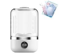 Fokayo Lavadora de Ropa Interior YE02, Mini Lavadora portátil, Lavadora de Campamento de Viajes, Ropa Interior, Ropa de bebé y Otras Ropa pequeña, máquina de lavandería pequeña (White)