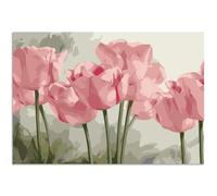 Fokenzary DIY Paint by Numbers Lienzo de pintura para niños o adultos principiantes con pinceles y pinturas acrílicas sin marco (40x50cm)