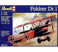 Fokker Dr. 1 Triplano 1918 Barón Rojo Von Richtofen Kit De Plástico Modelo 1:72