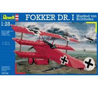 Fokker Dr.I Baron Rojo Manfred Von Richtofen Plástico Kit 1:28 Modelo Revell
