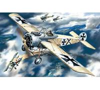 Fokker E. IV, WWI German Fighter 1:72 Plástico Modelo Kit Icm