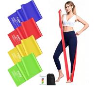 Fokky 2M Gomas Elasticas Musculacion,4 Niveles Bandas Elasticas Musculacion