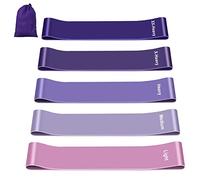 Fokky Bandas Elasticas Musculacion [Set of 5],Cintas Elasticas Musculacion Skin-Friendly Gomas Elasticas Musculacion,Bandas Elasticas Fitness con Bolsa Almacenamiento para Piernas,Glúteos,Brazos,Yoga