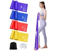 Fokky Gomas Elasticas Musculacion [Set de 4], 1.8M Bandas Elasticas Fitness