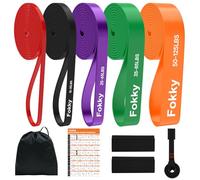 Fokky Gomas Elasticas Musculacion[Set of 5], Bandas Elasticas Musculacion con Bolsa de Transporte, Cintas Elastica Ejercicios para Entrenar Powerlifting Fitness