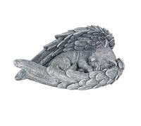 Fokroin Estatua Conmemorativa para Mascotas, Garden Memorial Plaque, Bien Figuras Jardin Exterior, Piedra Mascota, para Terraza, Balcón, Jardín, Decoración Interiores, Regalo para Amantes Gatos