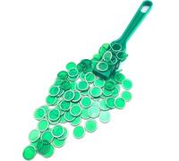 Fokroin Fichas de Bingo Magnéticas, Juego de Bingo magnético, Fichas Magnéticas con Stick, Juegos de Mesa, Palo magnético y Colores, Metal para Contar Fichas Escolares y de Juego (Verde)