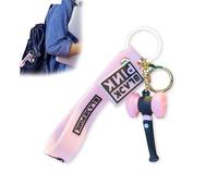 Fokroin Llavero Blackpink, Keychain Rosa, Teléfono Móvil Colgante Accesorios, Llavero KPOP, Adecuado para Conciertos o Como Regalo para Fanáticos