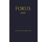 Fokus 2026 - Deep Black Edition: Dein täglicher Planer für digitale Auszeit & Achtsamkeit: 120 Tage Journal für mehr Fokus, inklusive Top-3-Ziele und Offline-Tracking. 6x9 Zoll.