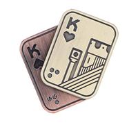 Folanda Fidget Slider Toy, Metal Poker Fidget Slider EDC Adult Fidget Toys, ADHD Autismo Sensorial Toys, Ansiedad Stress Relief Toys, Office Desk Toys, Gifts For Boyfriend and Father