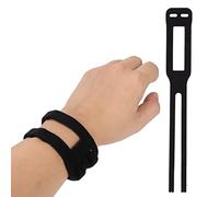 Folanda Muñequera para Lágrimas TFCC, Muñequera Deportiva Delgada Y Transpirable para Izquierda Y Derecha, Correas de Muñeca Ajustables Y Livianas para Soporte de Peso, Ejercicio, Yoga(Negro)