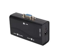 Folanda Splitter VGa 1 en 2 Duplicación de Pantalla de Salida, 250 MHz, Divisor de Video HD 1920x1440 1080P, Divisor VGa de Dos Monitores, Interruptor VGa Conmutador de Vídeo VGa Bidireccional