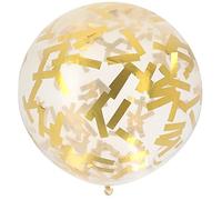 Folat 18618 Globo XL con Confeti Sprinkles Dorado - 61 cm