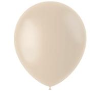 Folat 19618 Globos Beige 33 cm 10 piezas - Globos de Helio Creamy Latte Látex Natural para Decoración Fiesta Cumpleaños, Bodas, Aniversario, Bautizos Comunion Baby Shower