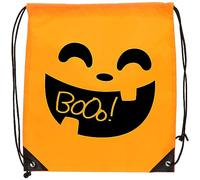 Folat 23873 Bolsa de hilo - ¡Halloween BoOo! - 33 x 39 cm - Decoración de Halloween: calabaza, fantasma, araña, bruja