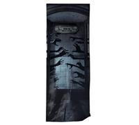 Folat 23896 Halloween Decoracion Fiesta de Carnaval de HalloweenCortina de puerta - 'Scene Setter'- Creepy Curiosities - 2,15 metros