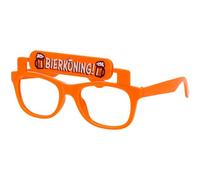 Folat 24082 Gafas de fiesta: cambia a "Bierkoning" y "Geef me bier!" - Vasos para fiestas, fiestas temáticas, carnaval, vasos para festivales de cerveza