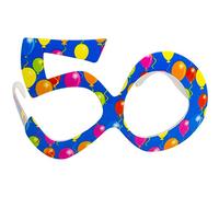 Folat 24841 - Gafas de cumpleaños con globos, color azul
