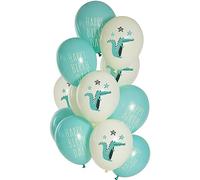Folat 25133 Set de Globos Premium - Birthday Crocodile 33cm - 12 piezas Látex Globos Helio o Aire para Fiesta Decoracion, Cumpleaños, Bodas, Despedida de soltero, Aniversario, Bautizos, Comunion
