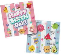 Folat 27687 Tovaglioli Compleanno Kawaii Tovaglioli - Kawaii Party - 33×33 cm - 20 pezzi Per Decorazioni di Feste di Compleanno
