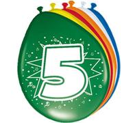 Folat - 5 Years Balloons for Party Decoration - Multicolor - 1 (Importación USA)