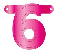 Folat 50320 Banner Letter 6:::Magenta