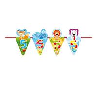 Folat - 5to cumpleaños Guirnalda Divertida del empavesado - 6 m