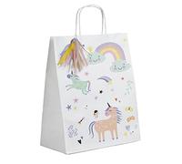 Folat 68315 Bolsas de regalo Unicorns & Rainbows-6 piezas, multicolor, cm