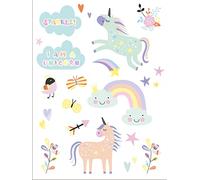 Folat 68361 Tatuajes Unicorns & Rainbows