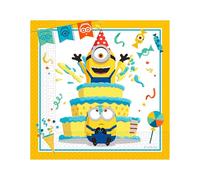 Procos- Folat Servilletas Minions 33x33cm-20 Piezas, Multicolor (92136P)