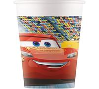 Procos- Folat Tazas Papel FSC Cars 3 200ml-8 Piezas, Multicolor (93472P)