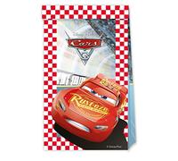 Procos-Disney Folat 93828P Multicolores 4 piezas-Bolsa de Regalo Cumpleaños Disney's Cars para Fiestas Infantiles, (94077P)