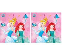 Folat 93849P Servilletas FSC Princess 33x33cm - 20 piezas (Paquete de 2)