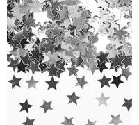 Folat B.V. 05336 - 15 G Confeti Estrella Plata Cumpleaños Mesa Decorativa jubilã? ¤ para