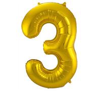 Folat B.V.- 631730 Globo, Color dorado, 3 (FOLC631730) , color/modelo surtido