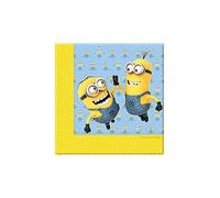 Folat B.V. 87178 Minions - Servilletas de papel (20 unidades), color amarillo y azul claro