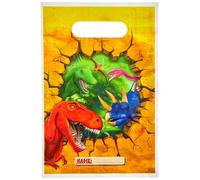 Folat B.V- Bolsas de regalo de dinosaurio - 6 piezas, Multicolor (61854)