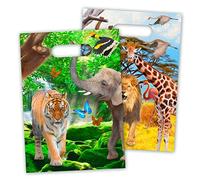 Folat B.V- Bolsas de regalo Fiesta safari - 8 piezas, Multicolor (62004)