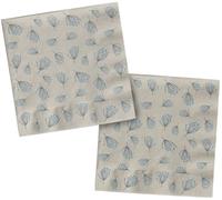 Folat B.V.-Folat 24982 Shower Deko, Babyparty, Blau, WeißServietten-Blooming Baby Boy-33 x 33 cm-20 Stück, color azul