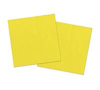 Folat B.V Folat 50644 Yellow Color Paper Napkins-33 x 33 cm-20 Pieces